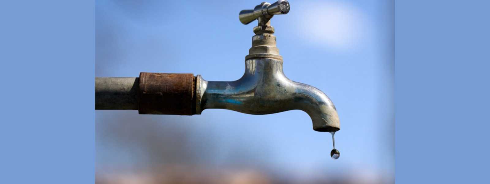 ප්‍රදේශ කිහිපයකට අද වතුර කැපෙන හැටි...